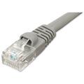 Ziotek CAT5e Enhanced Patch Cable- with Boot 2ft- Grey 119 5313